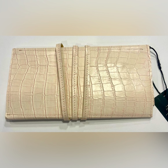 Tuscan Designs Light Pink Animal Print Travel Jewelry Case NWT - Picture 3 of 5